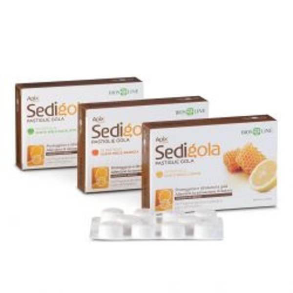 APIX® Sedigola 20 pastiglie gola miele arancia