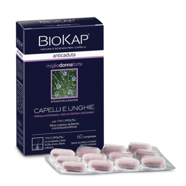 Biokap anticaduta miglio 60 compresse donna