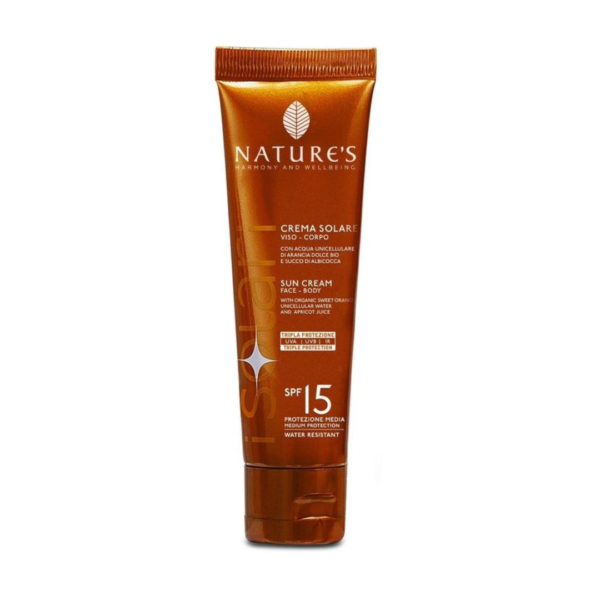 Crema solare viso corpo SPF 15 100 ml