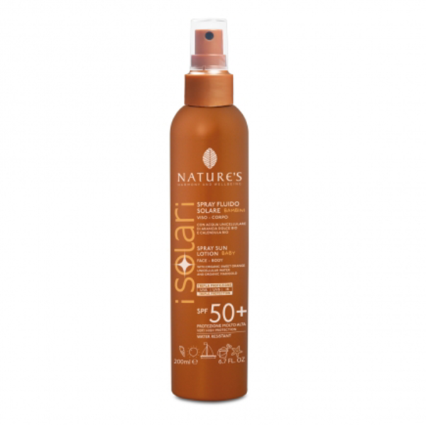 Spray fluido solare bambini viso corpo SPF 50+ 200 ml