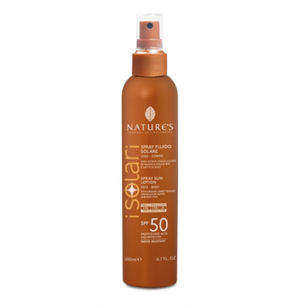 Spray fluido solare viso corpo SPF 50 200 ml