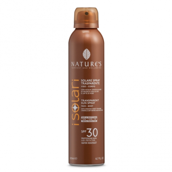 Spray solare trasparente SPF 30 200 ml