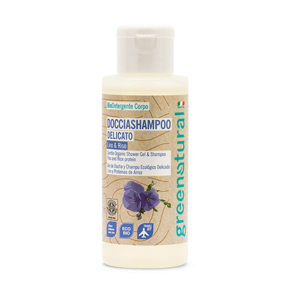 Doccia shampoo lino e riso 100 ml