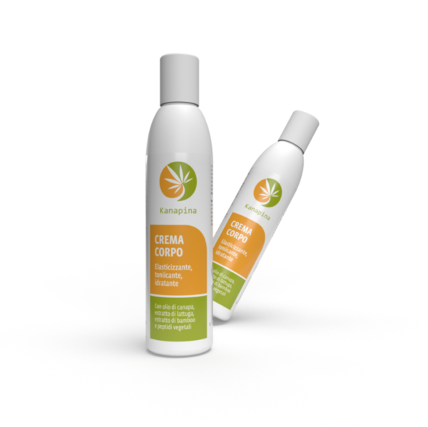 Kanapina crema corpo all'olio di canapa e bamboo 200 ml
