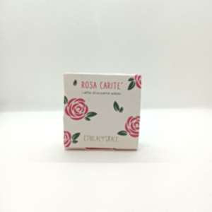 Latte struccante solido rosa e karitè