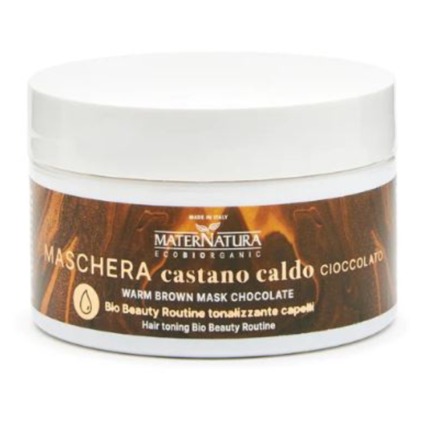 Maschera capelli castano caldo cioccolato 200 ml