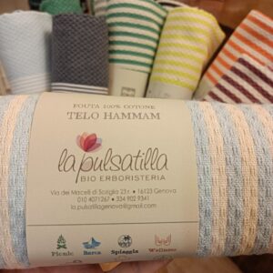 Telo fouta cotone 100 x 200 cm - immagine 5