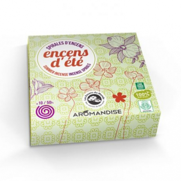 Spirali d' incenso estivo 10 pz