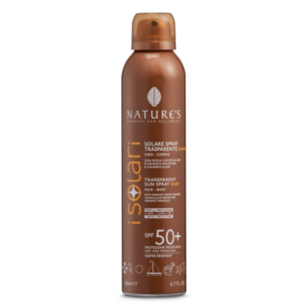 Spray solare trasparente bambini SPF 50+ 200 ml