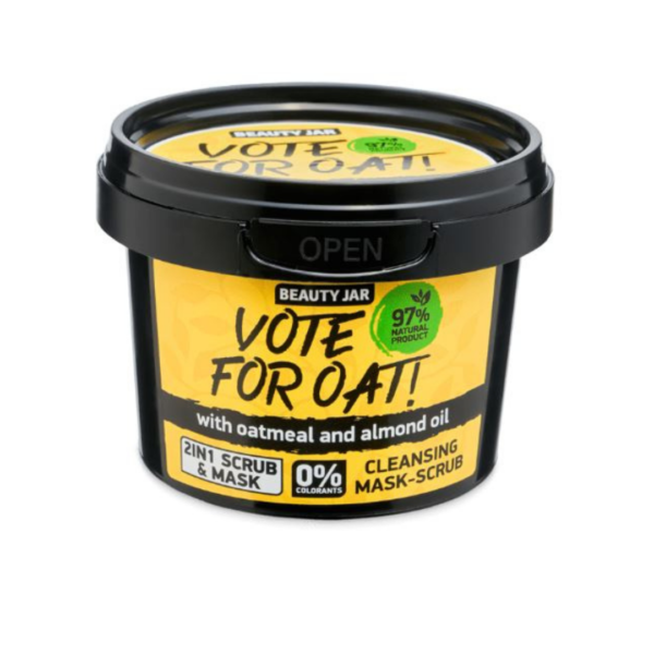 Beauty jar vote for oat maschera scrub viso