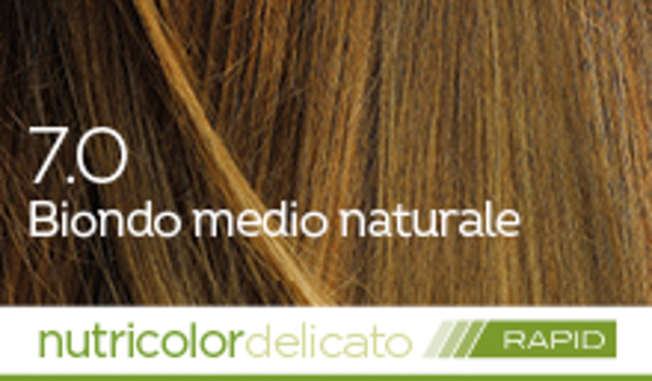 7,0 Rapid BioKap Nutricolor Tinta BIONDO MEDIO NATURALE