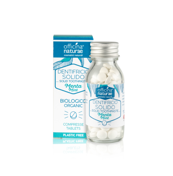Dentifricio solido pastiglie menta