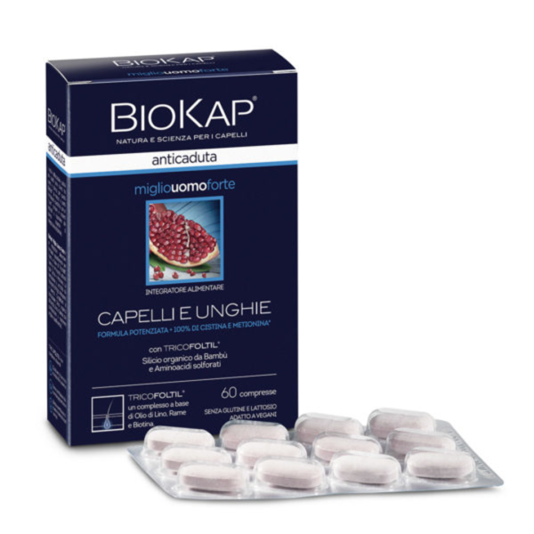 Biokap anticaduta miglio  60 compresse uomo